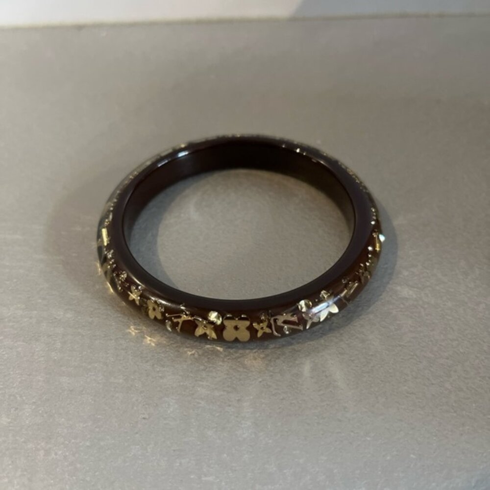 Louis Vuitton Resin Narrow Inclusion Bangle